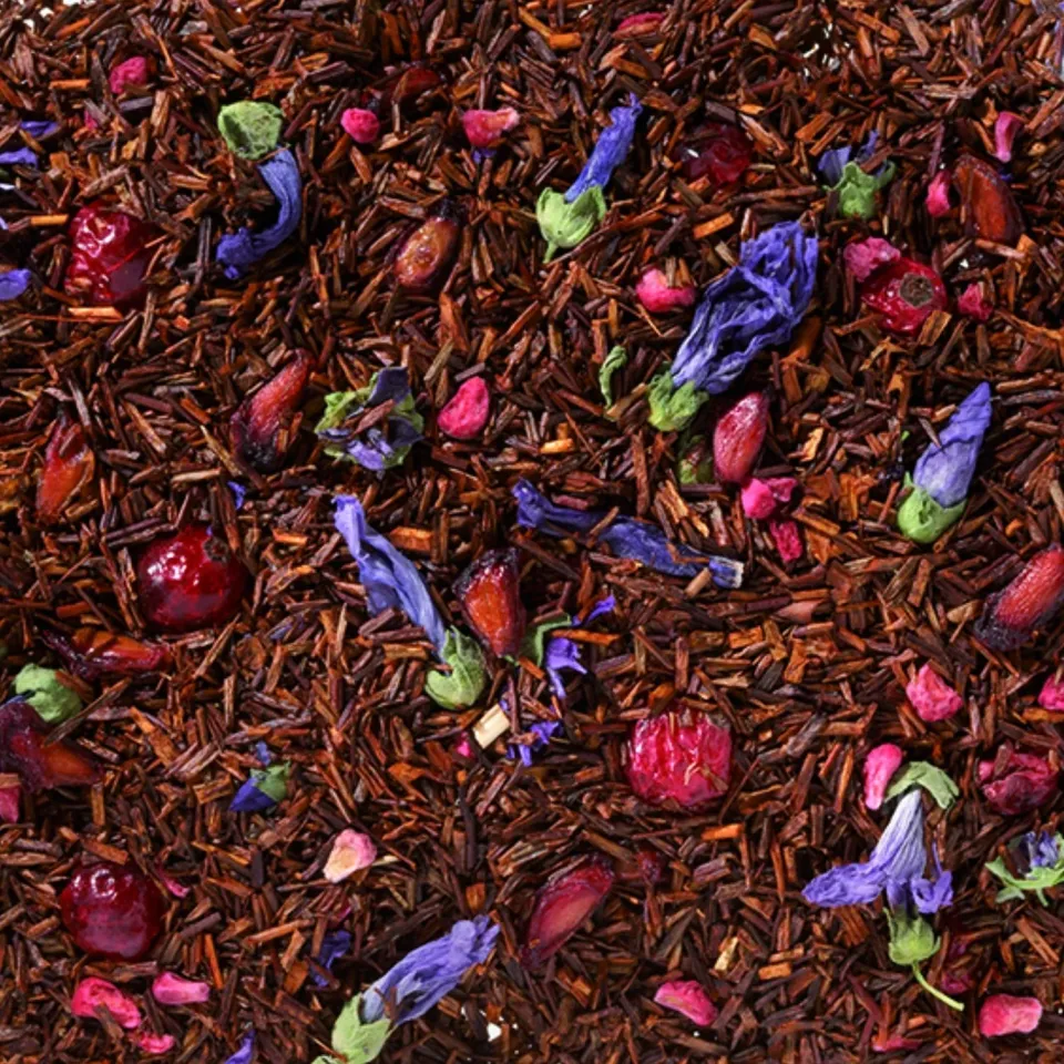 Villa Thee Pomegranate Grape rooibosthee 100 gram cafeïnevrij