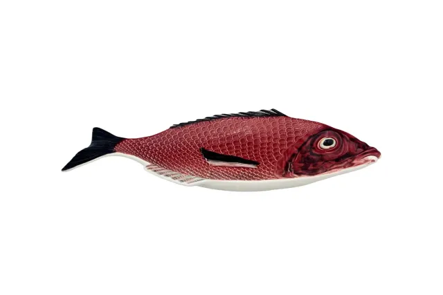 Bordallo Pinheiro Peixes schaal vis 42 cm aardewerk