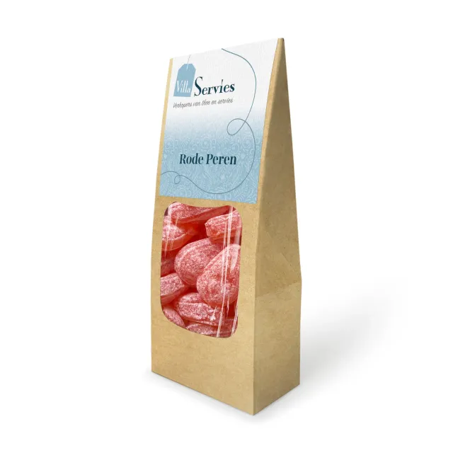 Villa servies Rode Peertjes snoep 175 gram klassiek
