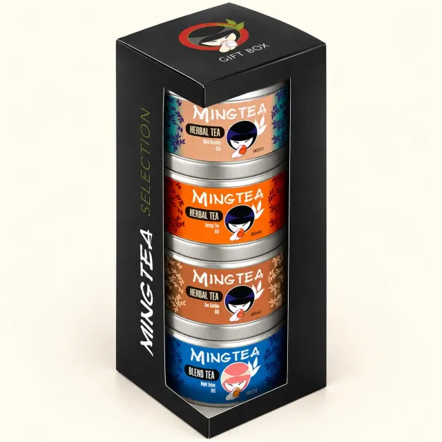 Ming tea Selection N°2 kruidenthee cadeauset 4x50 g bio