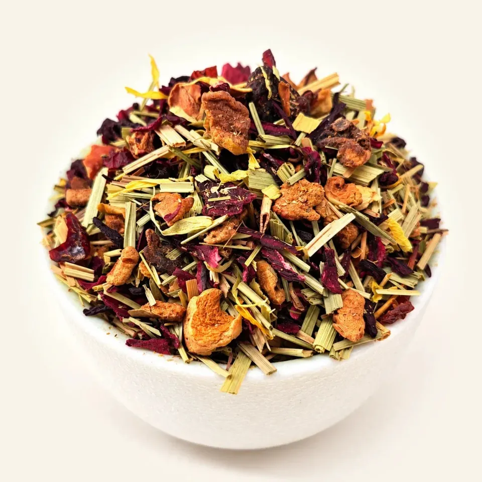 Ming Tea Fruitmelange Verse Frambozen fruitthee 50g bio