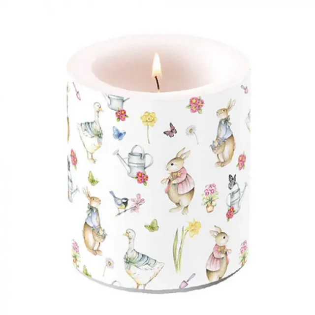 Ambiente Easter Garden kaars medium paraffine 10 cm