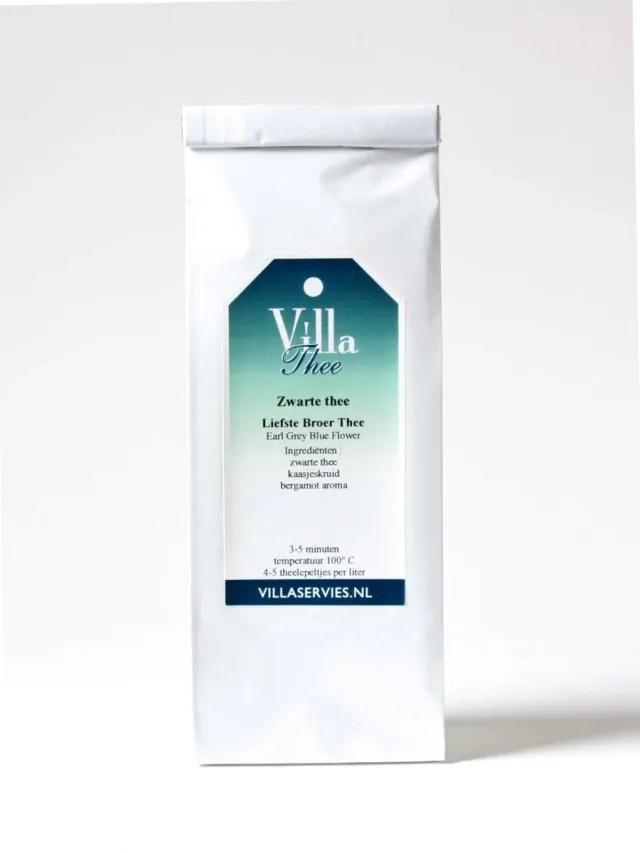 Villa Servies Liefste Broer Zwarte Thee 100 gram bergamot