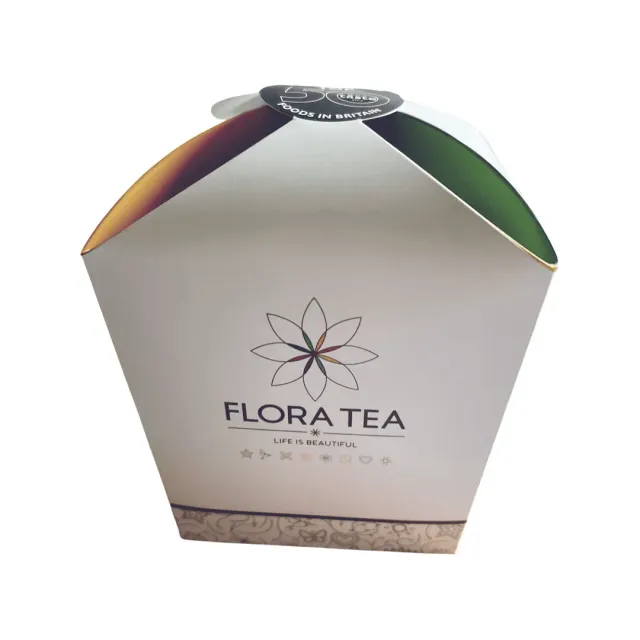 Flora Tea Latern geschenkdoos 10 stuks vouwdoos