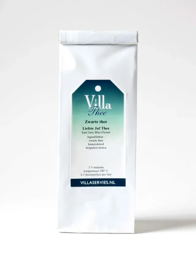 Villa Servies Liefste Juf Thee zwarte thee 100 gram bergamot