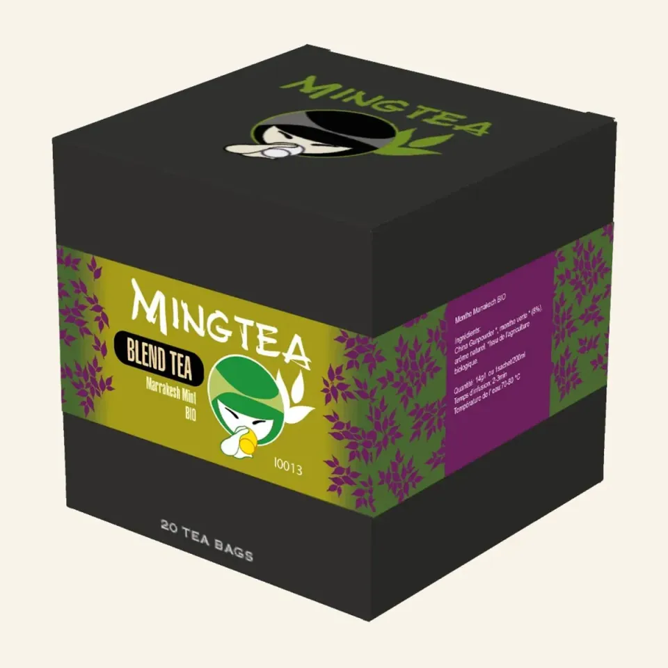 Ming tea Munt Marrakesh BIO groene thee 20 zakjes munt