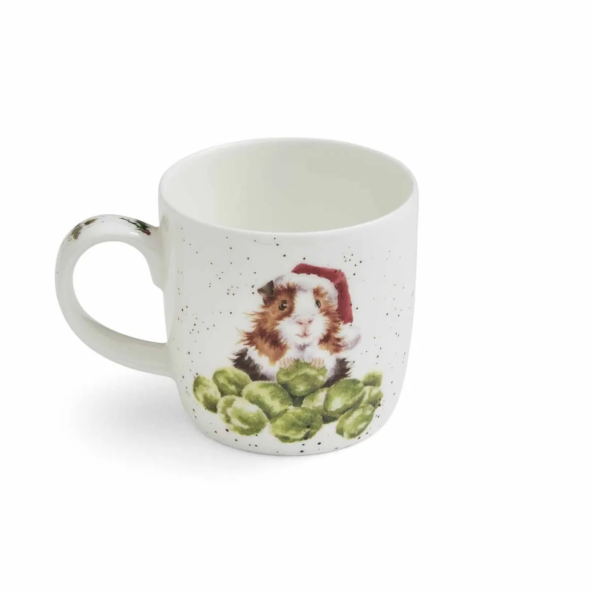 Wrendale Designs Sprouts beker cavia 300 ml bone china