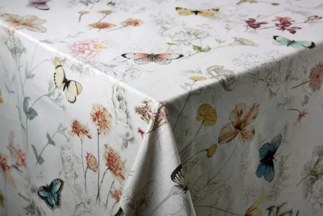 Villa servies Vlinders tafelkleed katoen 180 x 140 cm