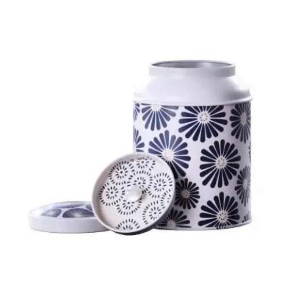 Tea Leafs Amami theeblik 175 gram wit bloemen