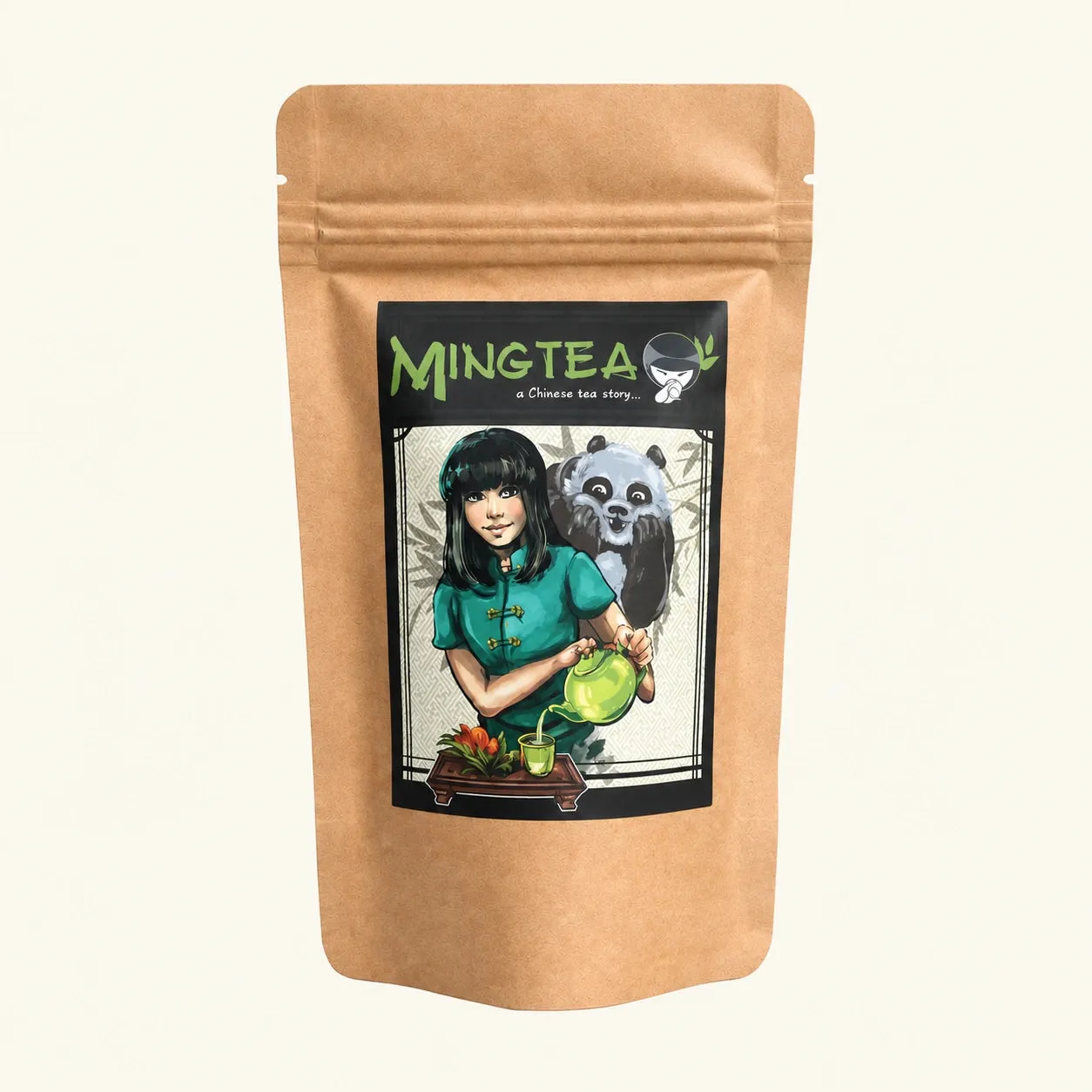 Ming tea Ceylon OP zwarte thee BIO 50g moutig