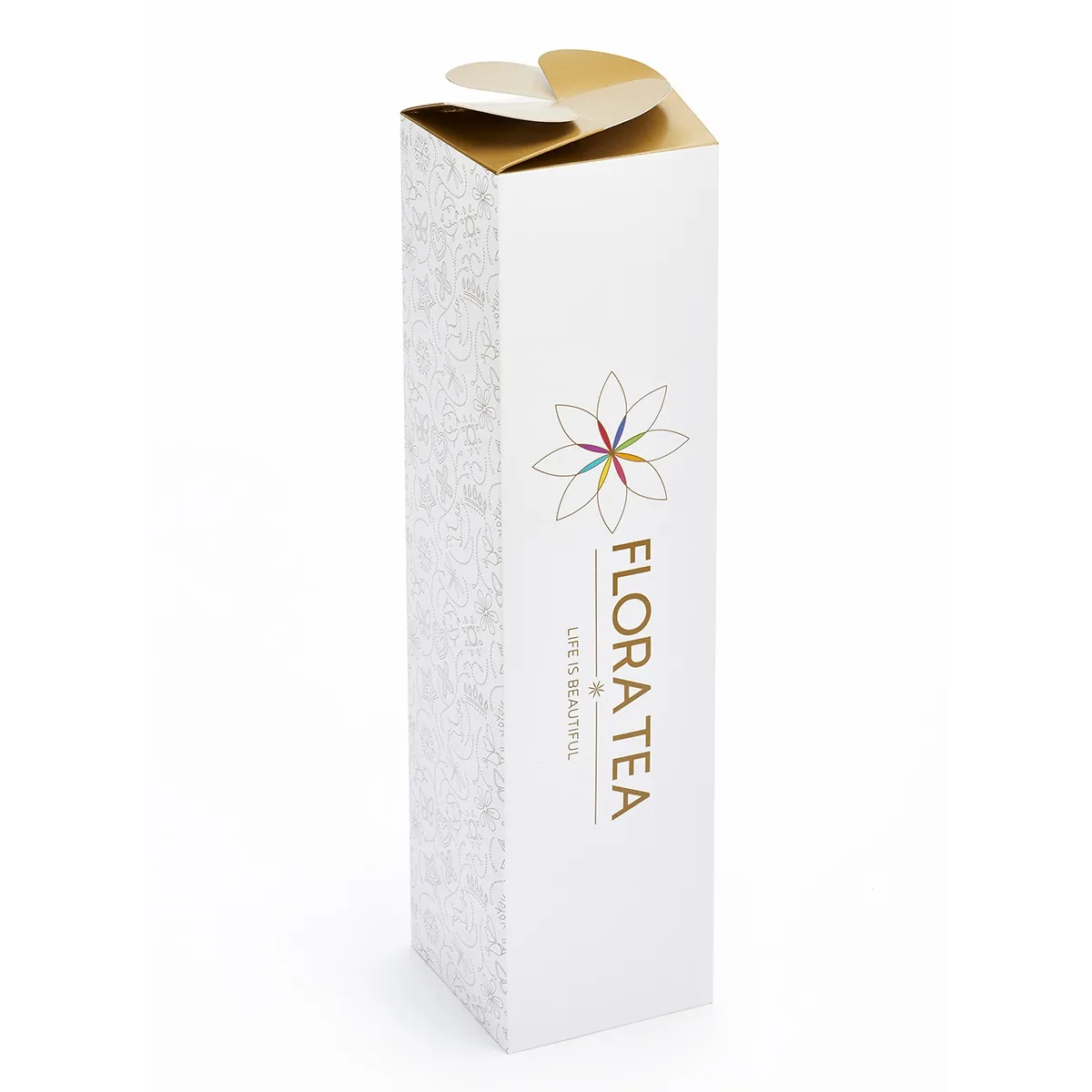 Flora Tea Flat Pack cadeauverpakking 10 stuks plat