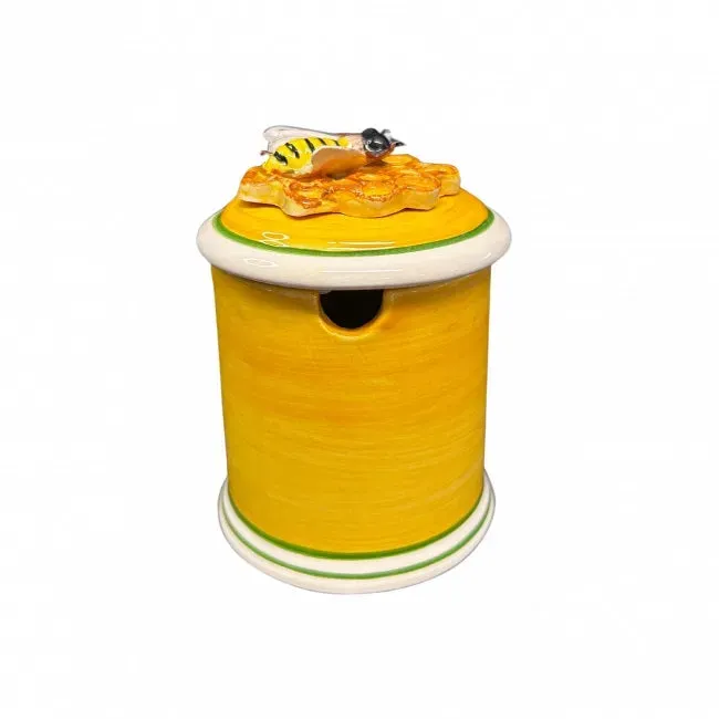 Piccobella Honingpotje Keramiek 6,5 cm Handbeschilderd