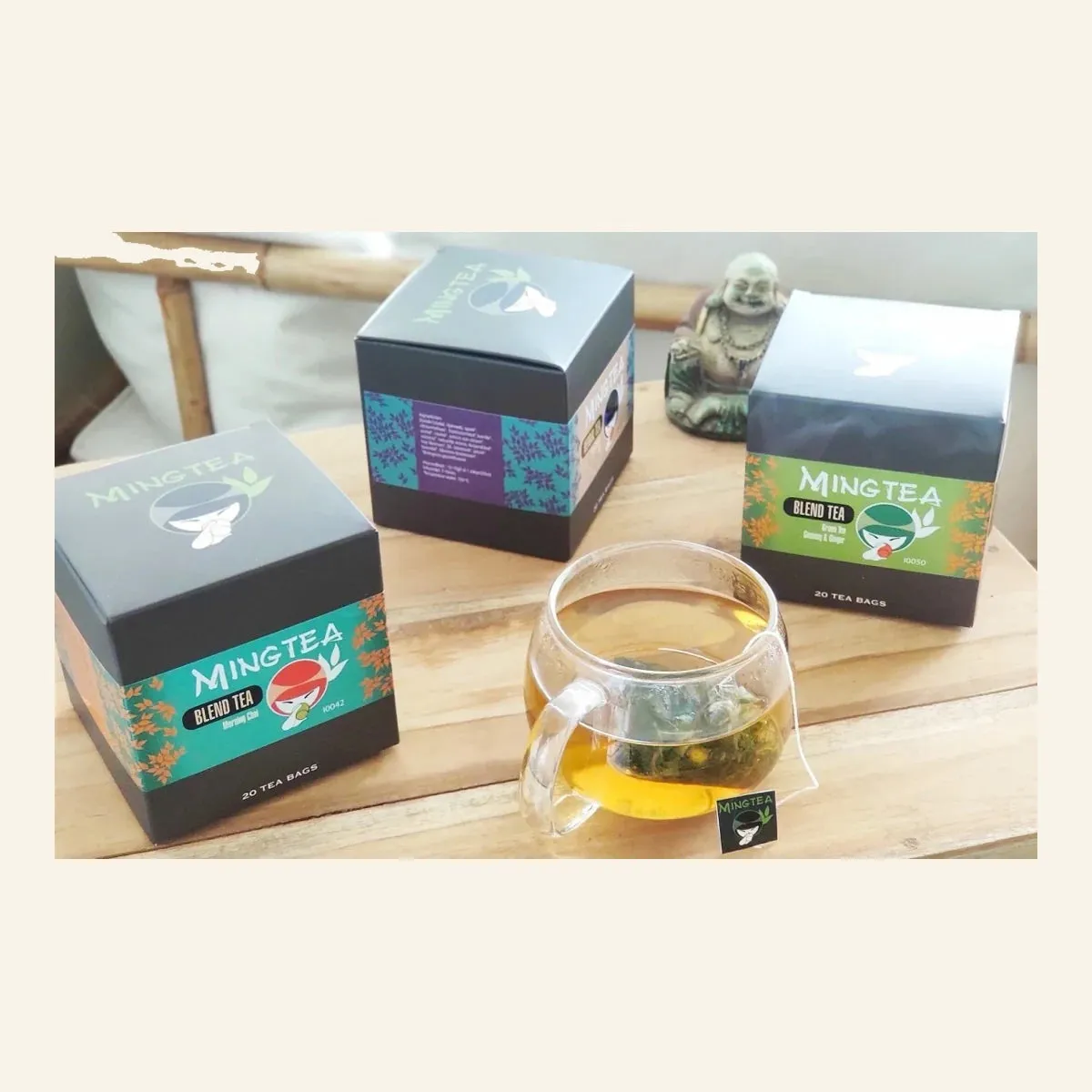 Ming tea Détox Supergreen BIO groene thee 20 zakjes citrus