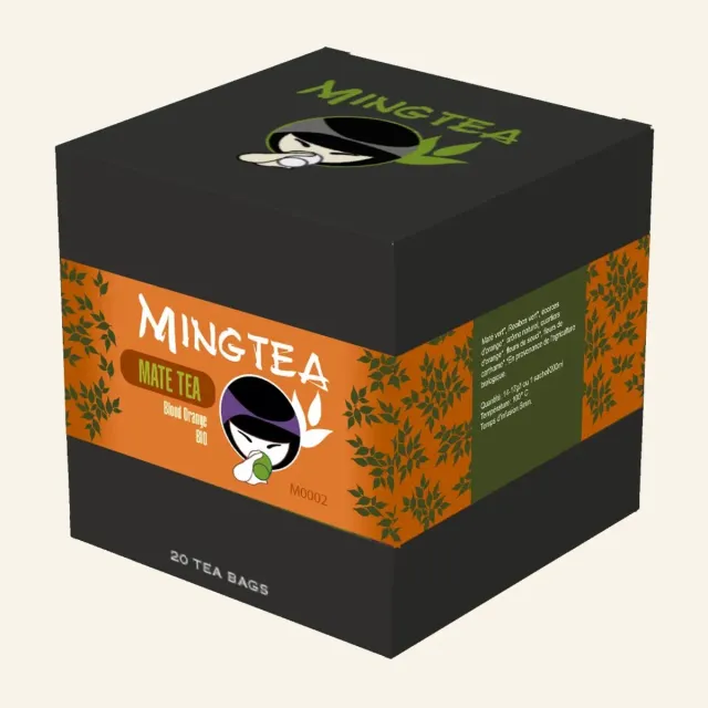 Ming tea Maté Bloedsinaasappel thee bio citrusfris
