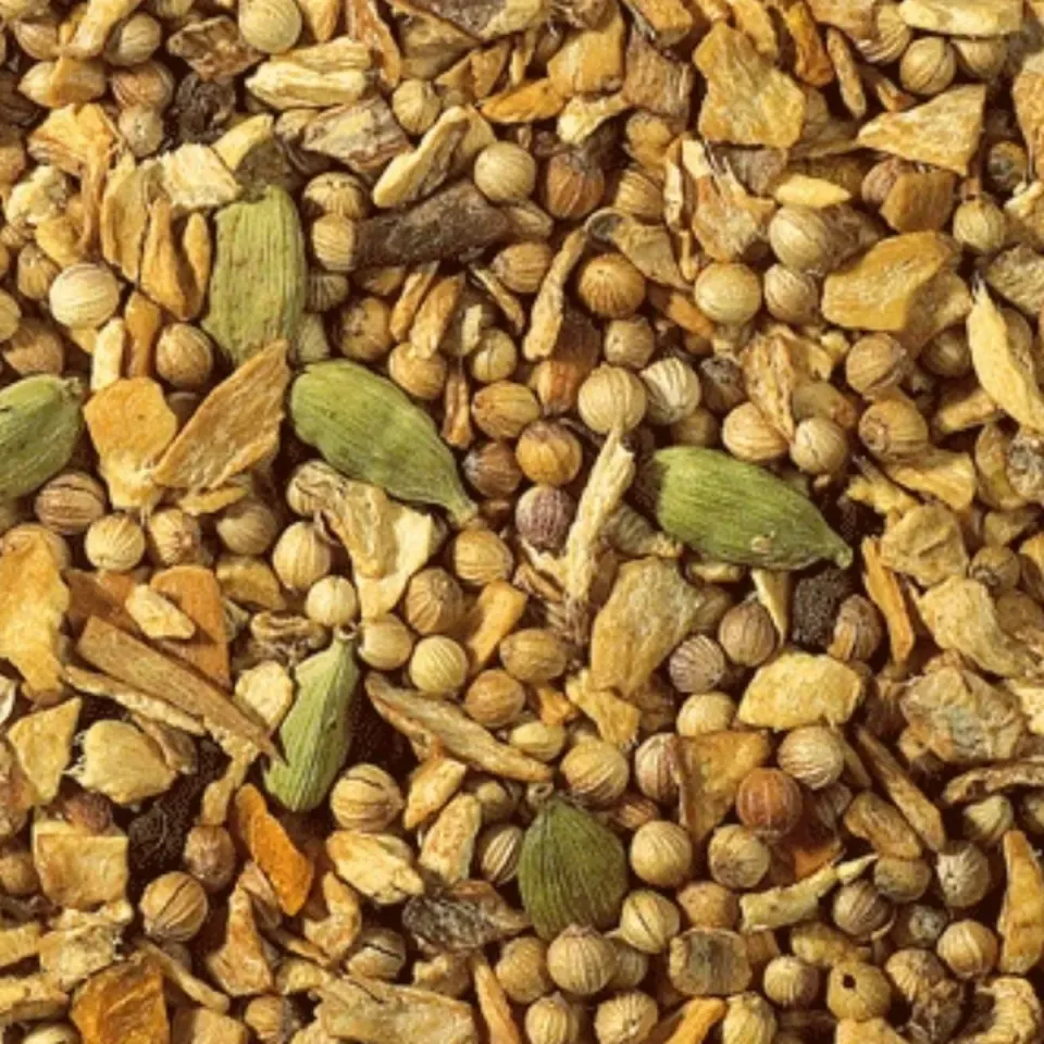 Villa servies Kapha kruidenthee losse thee 100 gram cafeïnevrij