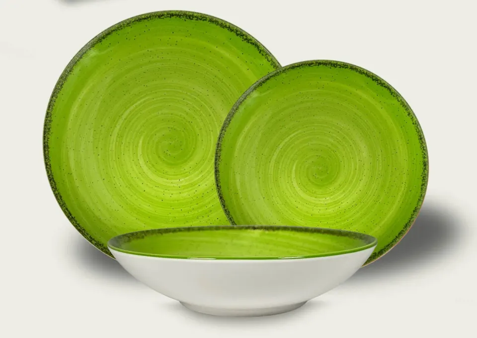 Arca Pepper dinerbord porselein groen 27 cm