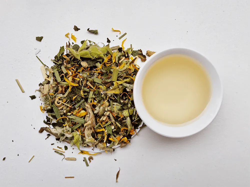 Tea Leafs Breeze of Calmness bergthee kruiden fris zacht