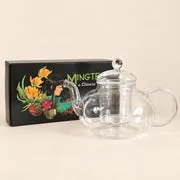 Ming tea Jade theepot 600 ml geschenkset 6 theebloemen