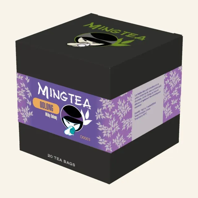 Ming tea Milky Oolong BIO oolongthee 20 zakjes romig