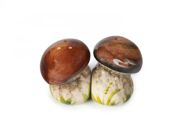 Piccobella paddenstoel peper- en zoutstel keramiek