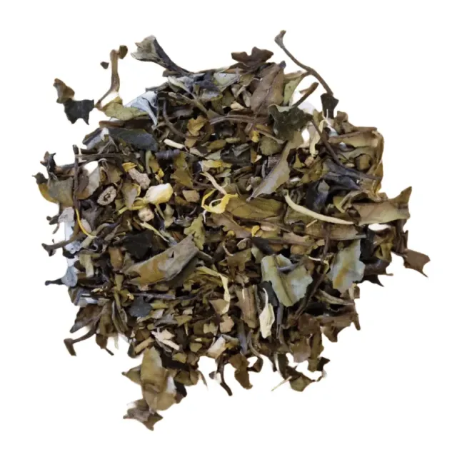 Tea Leafs Wooden Secrets losse witte thee sandelhout