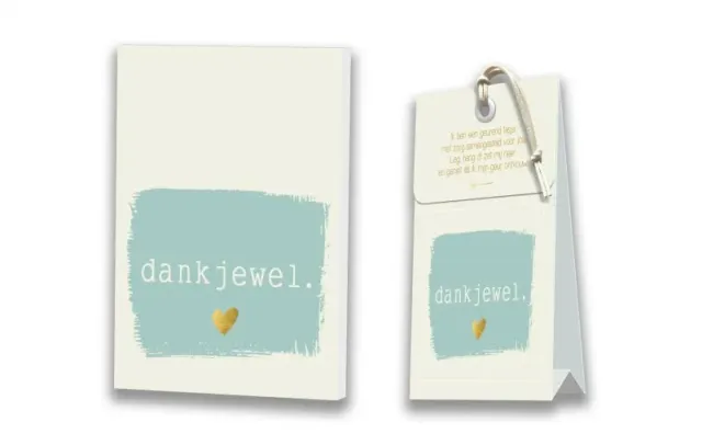 Villa Servies Dankjewel Kaart met Geurtasje 12,5 cm