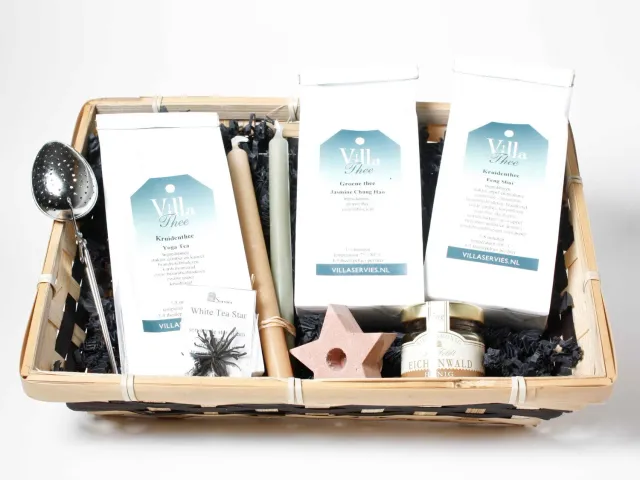 Villa servies Theemandje Relax thee cadeauset met honing