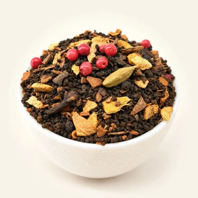 Ming tea Morning Chai zwarte thee 50g pittig