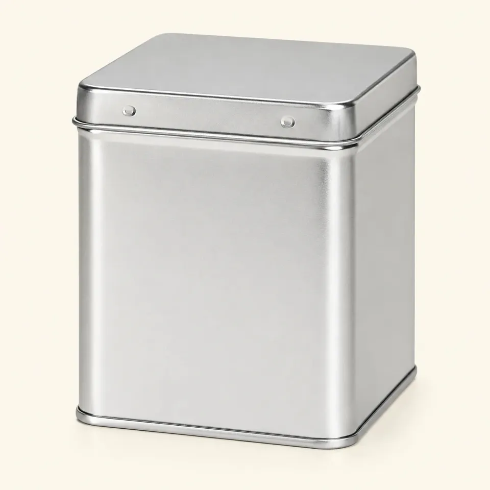 Ming tea Metalen Theedoosje 100g losse thee bewaarblik