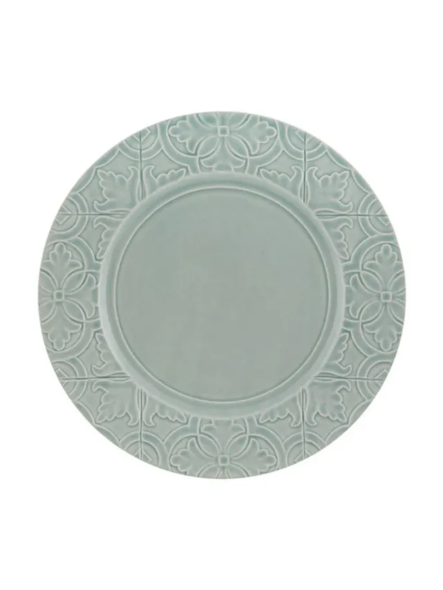 Bordallo Pinheiro Morning Blue dinerbord 28 cm blauw