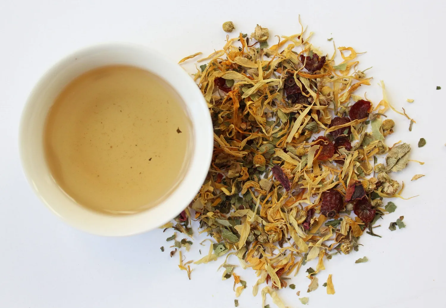 Tea Leafs Sweet Dreams kruidenthee cafeïnevrij bloesem munt