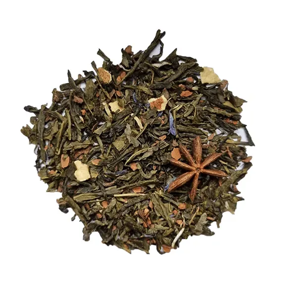Tea Leafs Christmas groene kerstthee losse blad kaneel