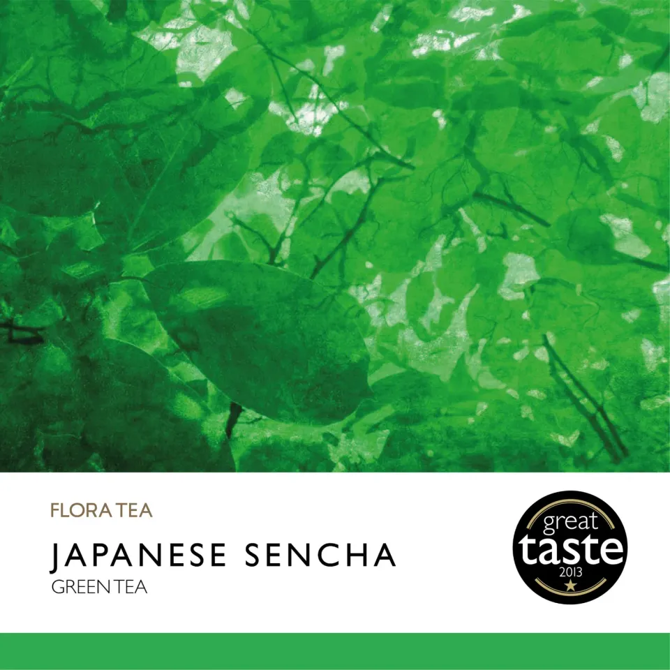 Flora Tea Japanse Sencha Groene Thee 50 Zakjes