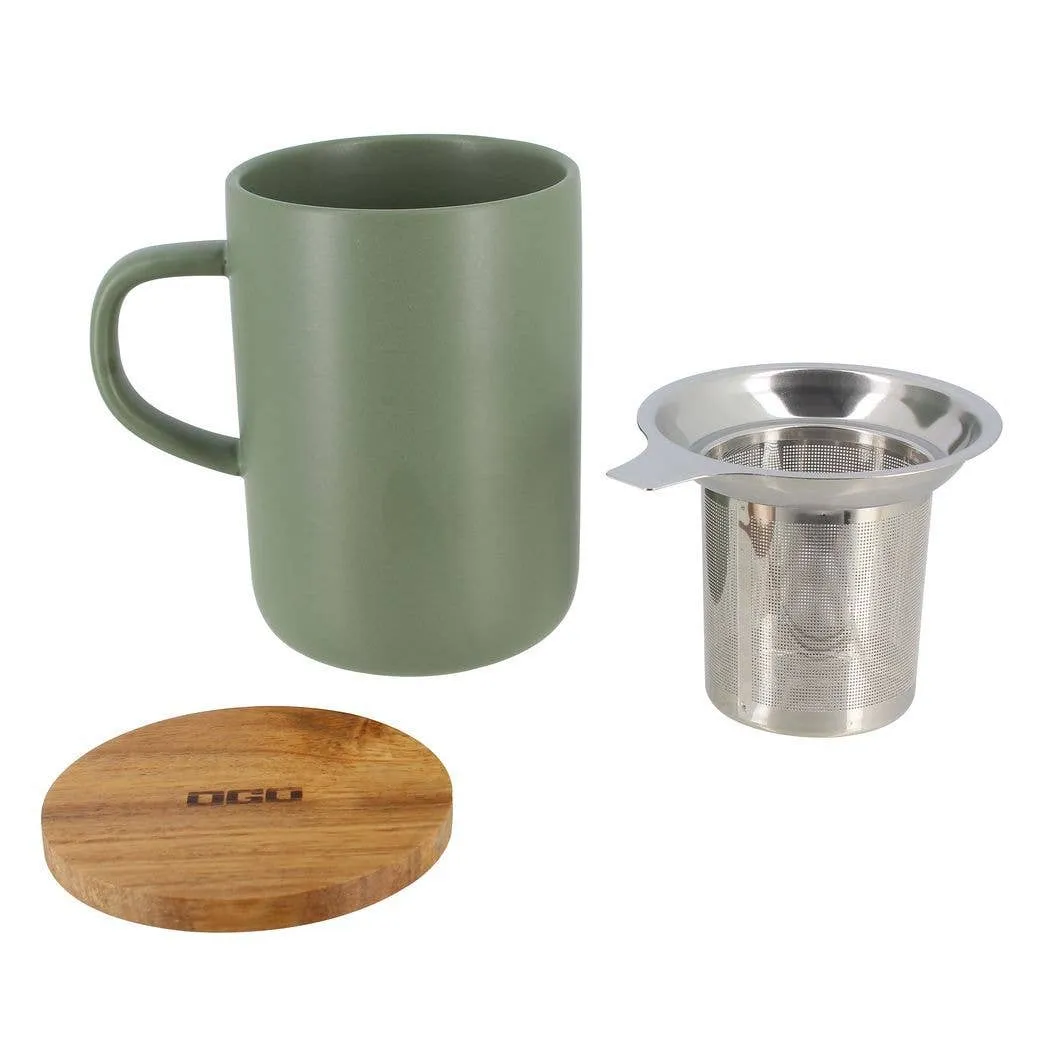 Tea Leafs OGO theemok groen 475 ml met filter