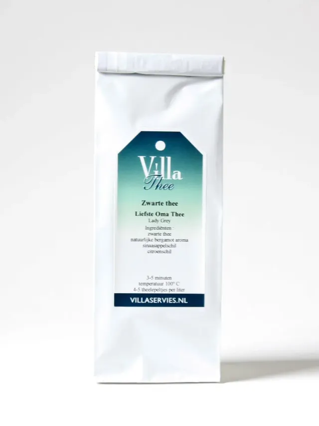 Villa servies Liefste Oma thee Lady Grey 100 gram citrus