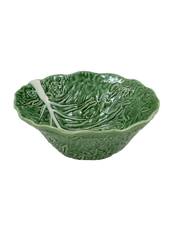 Bordallo Pinheiro Natural Couve schaal koolblad groen 29 cm