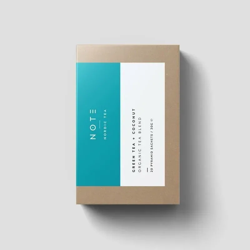 Teministeriet NOTE Green Tea Coconut groene thee 20 zakjes kokos