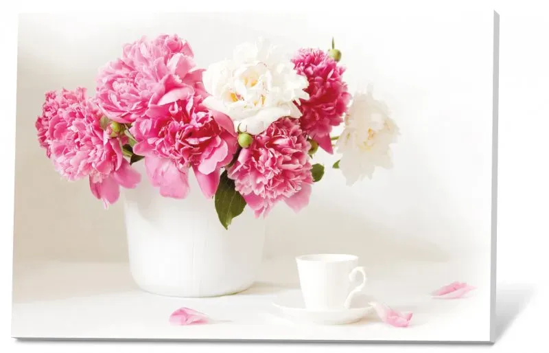 Thee in een Kaartje bloementhee jasmijn 2 kopjes blanco