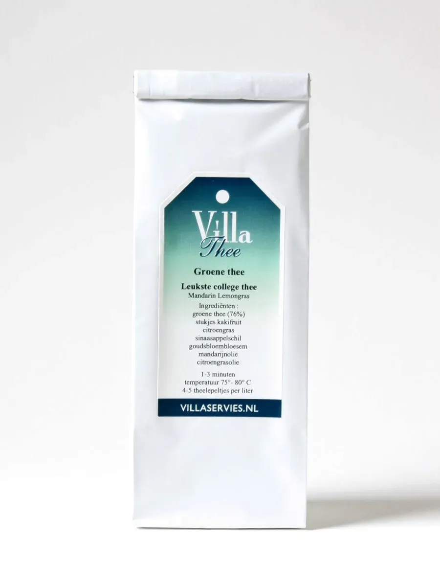 Villa servies Leukste Collega thee 100 gram mandarijn