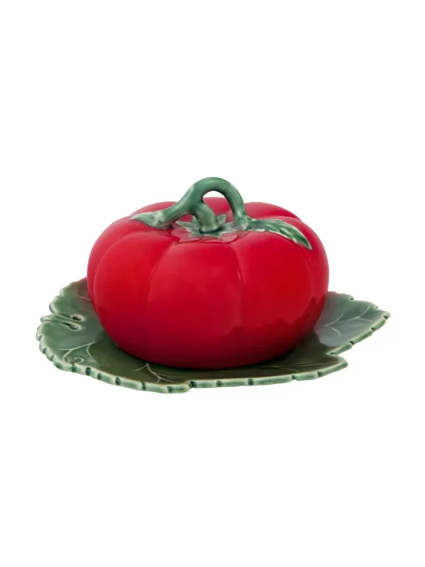 Bordallo Pinheiro Tomato botervloot 20 cm aardewerk