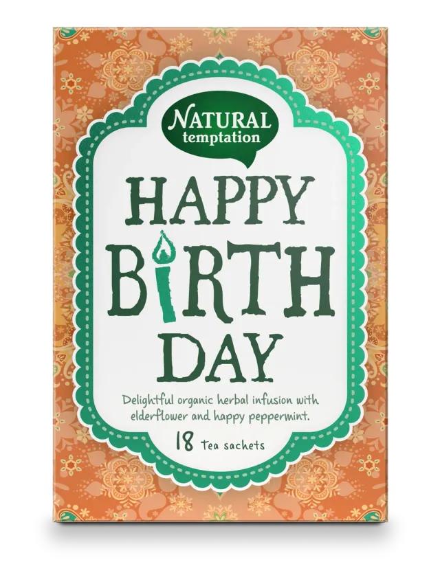Natural Temptation Happy Birthday thee cadeau