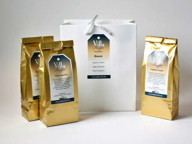 Villa Servies Koffie Proefpakket bonen 3 x 100 gram