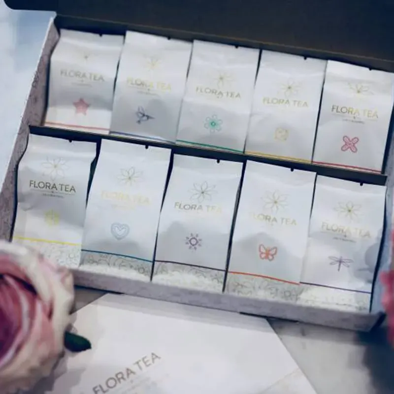 Flora Tea Royal Tea Box theebloemen geschenkset