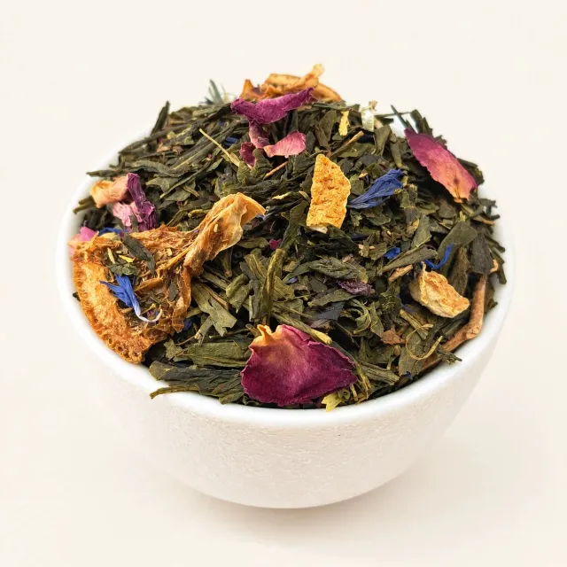 Ming tea Voorjaarsdroom groene losse thee 50g mango
