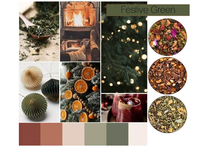 Tea Leafs Adventskalender 2026 thee 24 zakjes Festive Green