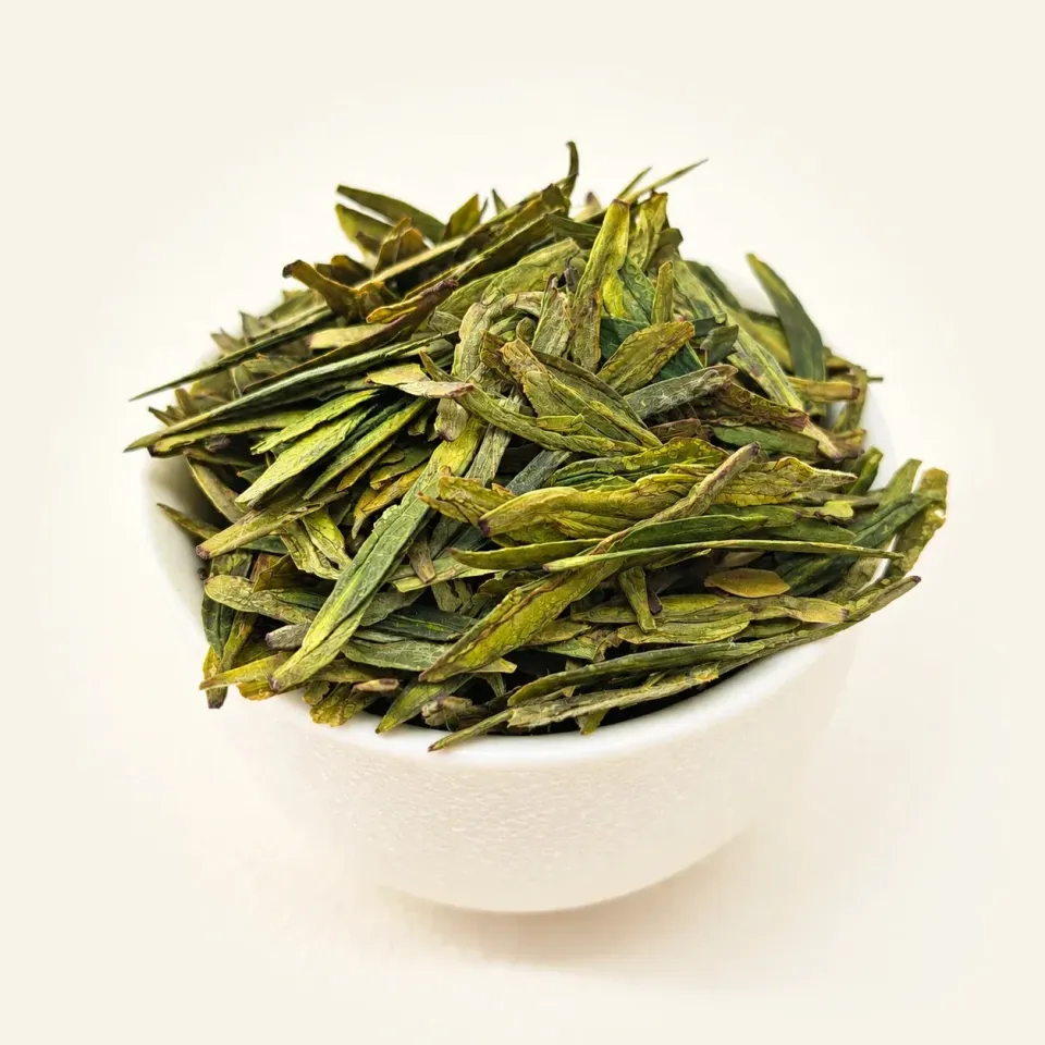 Ming tea Yuezhou Longjing Superior Premium groene thee 50g nootachtig