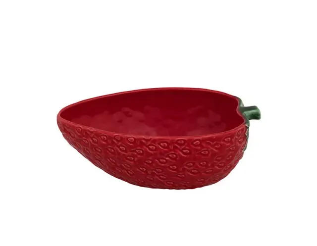Bordallo Pinheiro Morangos schaal aardbei 24 cm