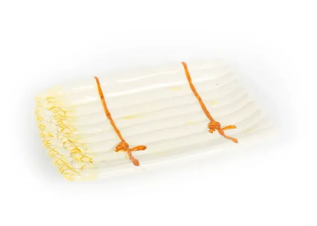 Piccobella schaal asperges geel keramiek 25 x 17 cm