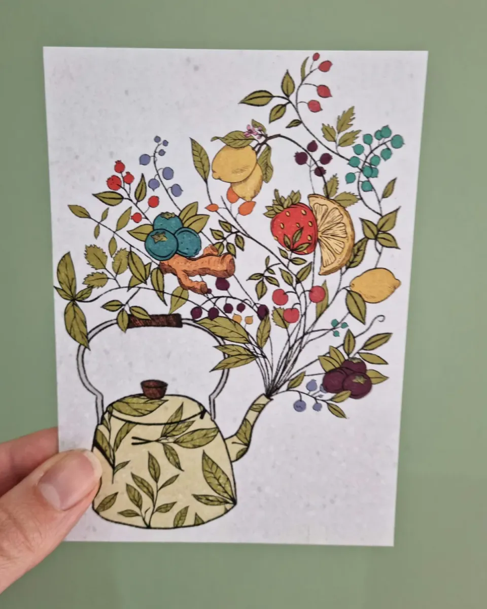 Yourdailyteacup Happy Tea kaart A6 300 grams