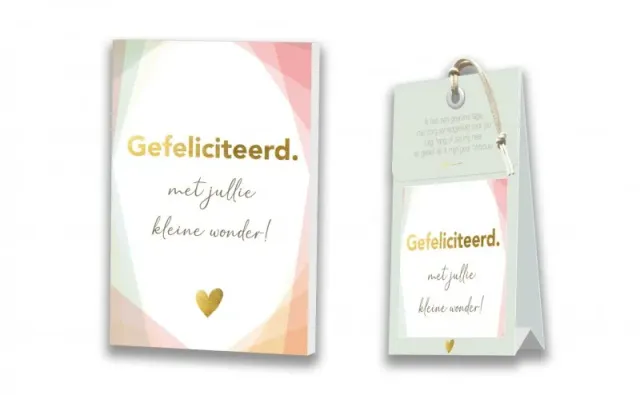 Villa servies Kaart met Geurtasje Kleine Wonder wenskaart